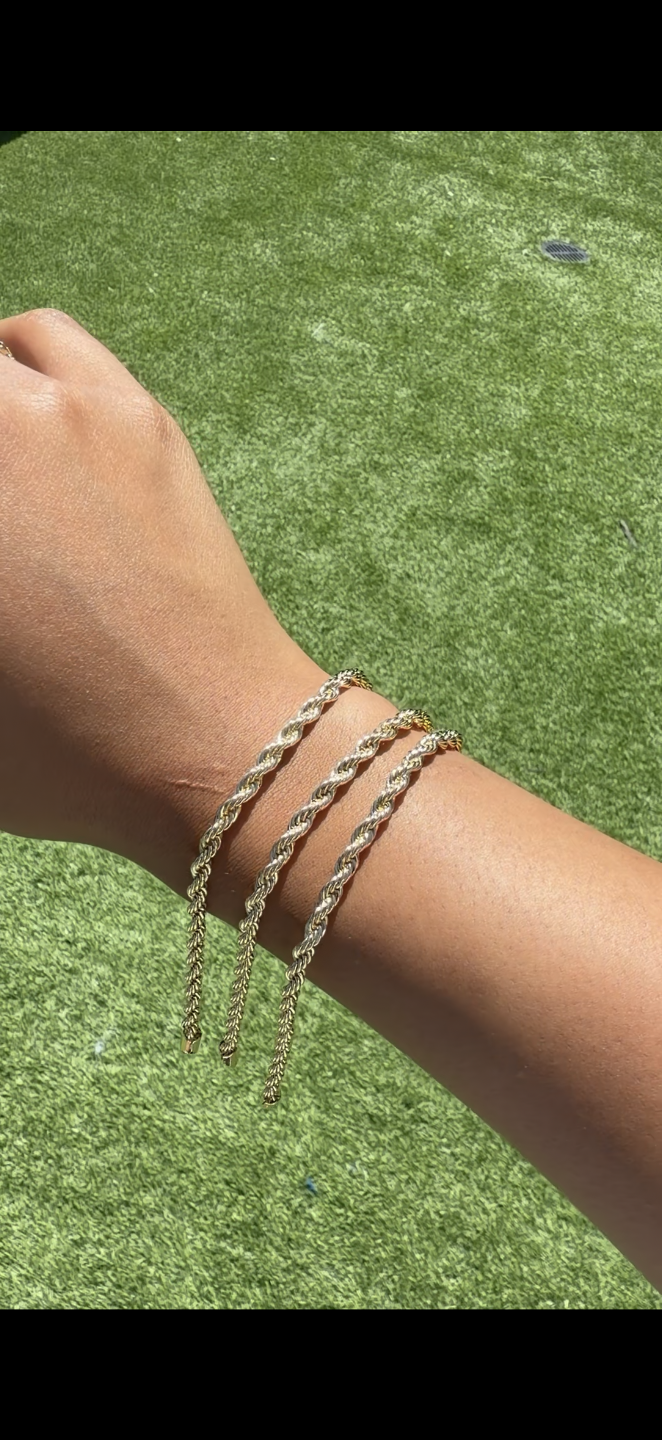 Gold Rope Bracelet