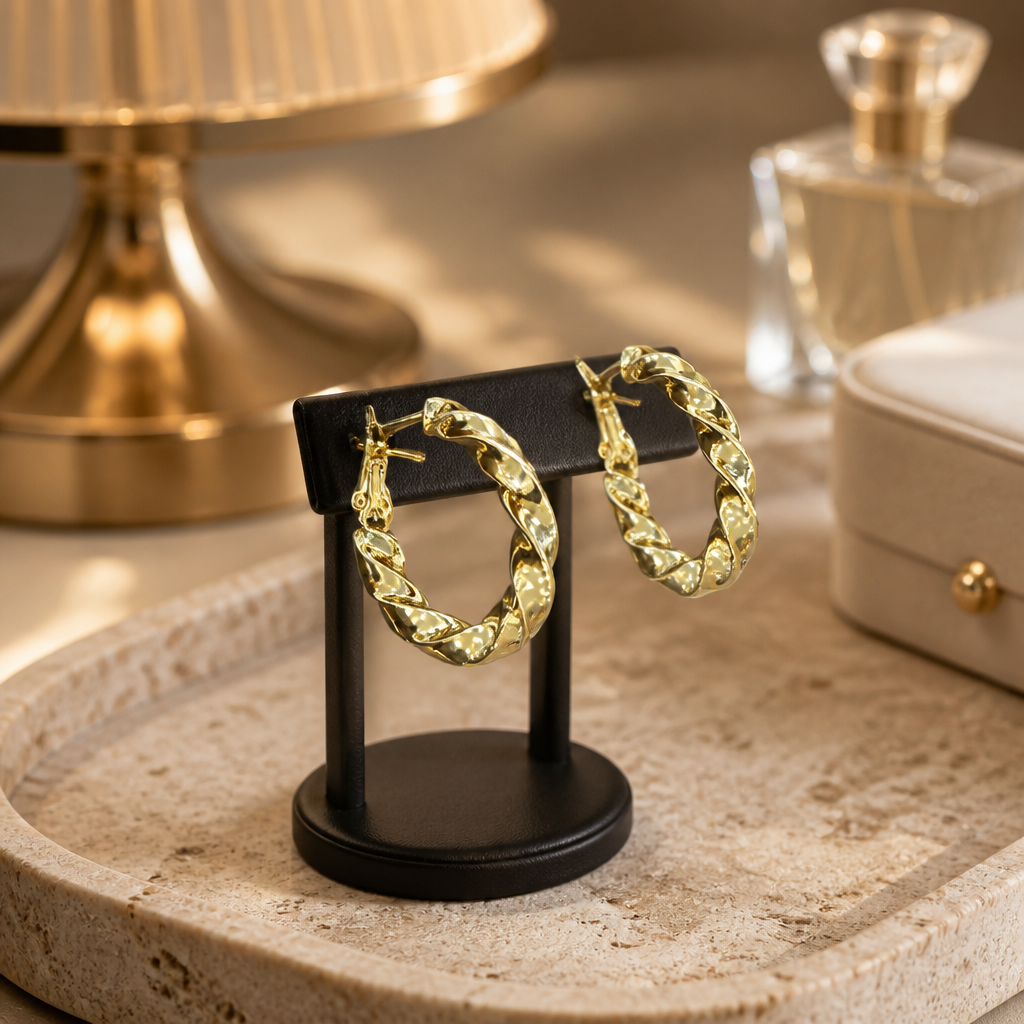 Mirco Twisted Rope Earrings