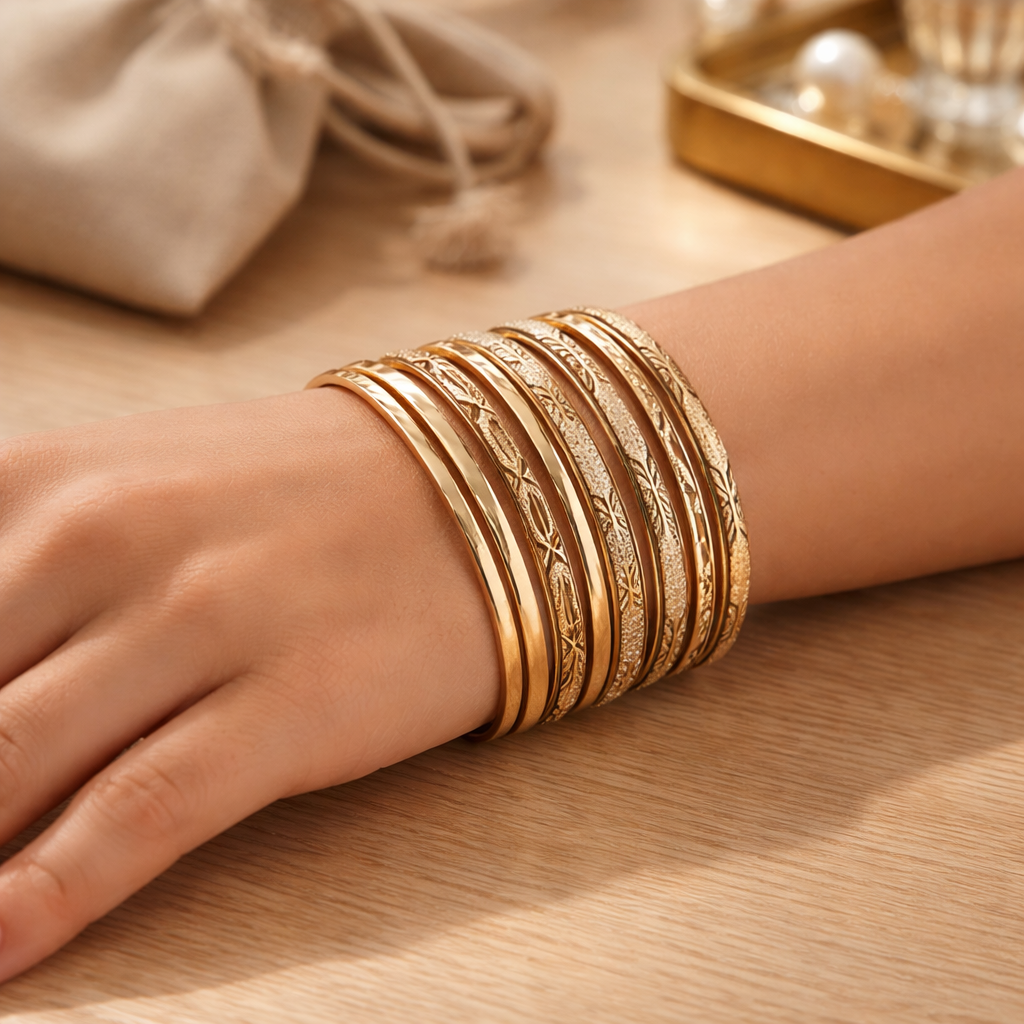 Golden Bangles