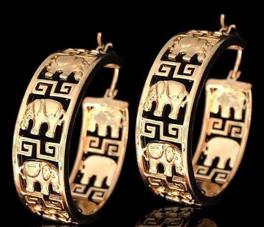 Elephant Carousel Earrings
