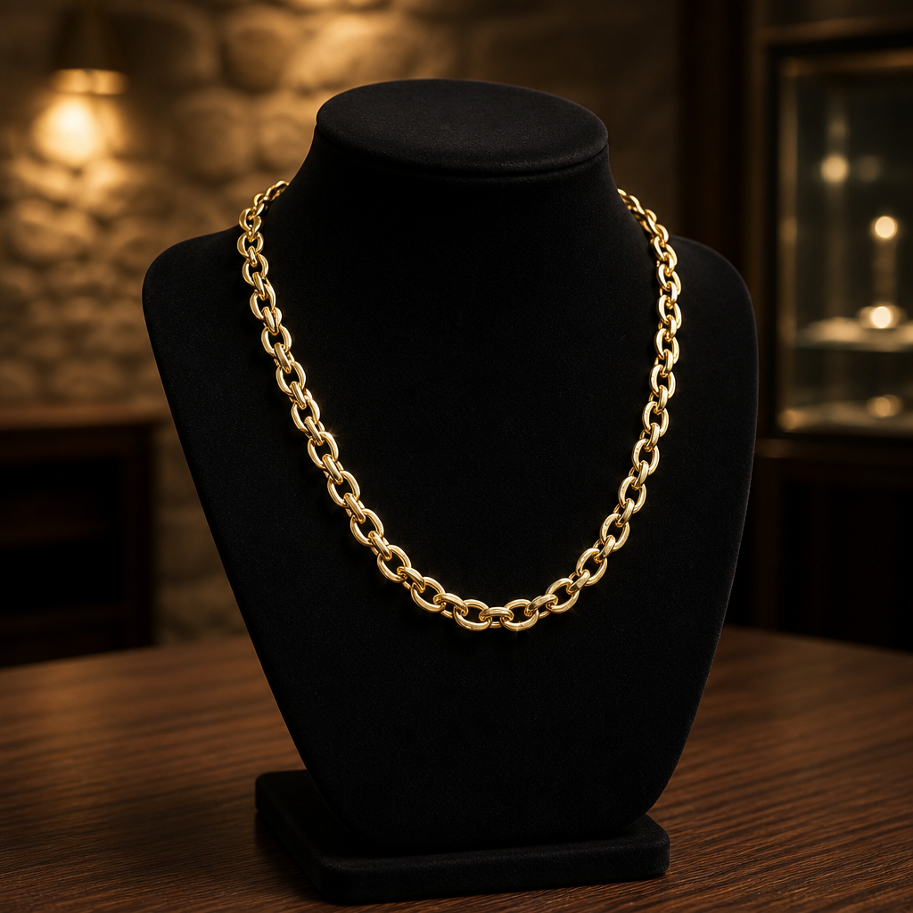 Gold Link Necklace