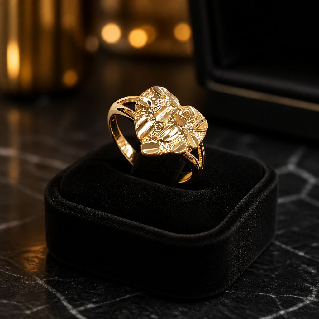 Heart Nugget Ring